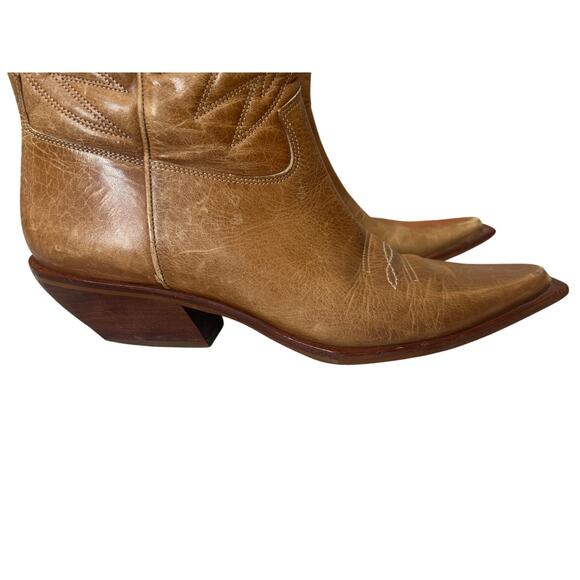 Matisse Women’s Pointed Toe Cowboy Boot Leather Tan Size 6 Western Concert - Picture 3 of 7